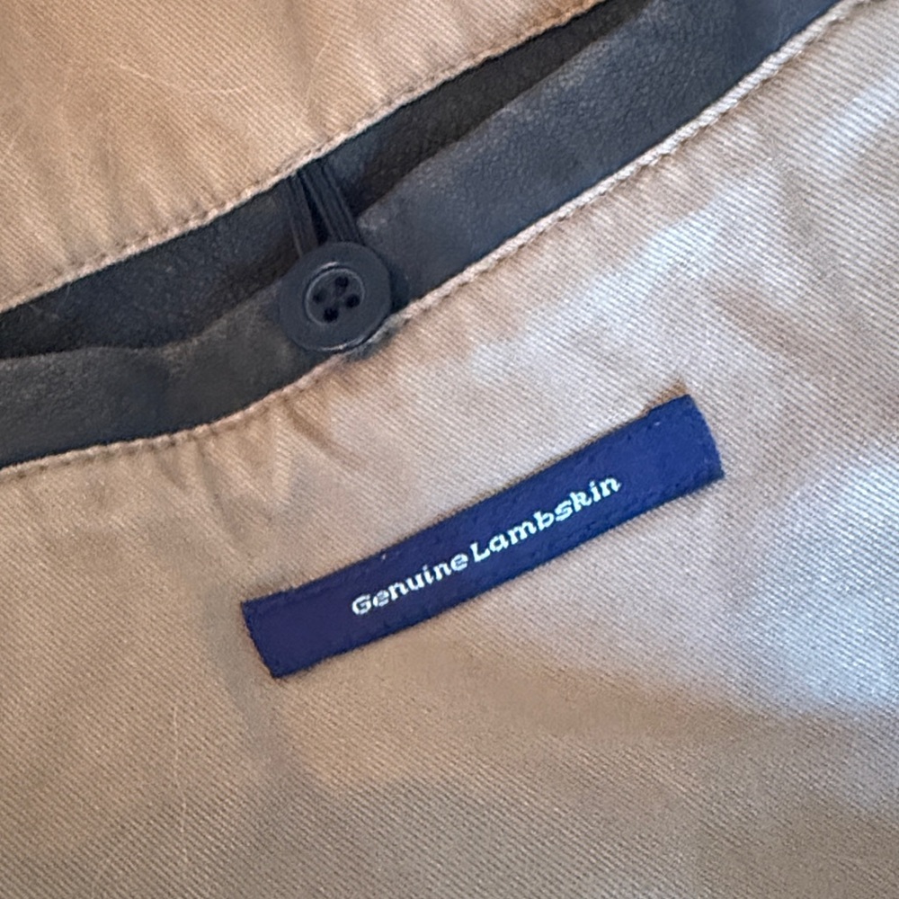 Daniel Cremieux Dark Brown Leather Field Jacket 100% Genuine Lambskin. - Picture 7 of 10